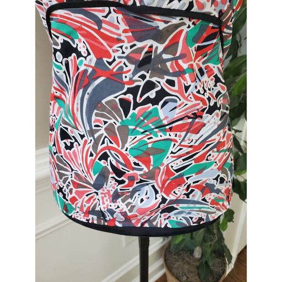 Nine West Womens Multicolor Polyester Sleeveless Round Neck Top Blouse Size M - Picture 4 of 14